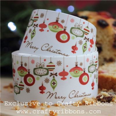 Christmas Charm Ribbon - MC Bauble